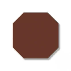 Klinker - Oktagon 10 x 10 cm röd