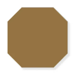 Klinker - Oktagon 15 x 15 cm toffee