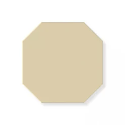 Klinker - Oktagon 10 x 10 cm vaniljgul