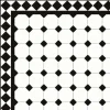 Klinker - Oktagon 10 x 10 cm vit