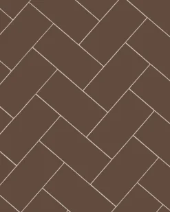 Klinker - Rektangel 10 x 20 cm chokladbrun