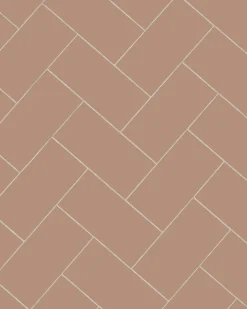 Klinker - Rektangel 10 x 20 cm gammelrosa