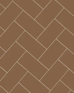 Klinker - Rektangel 10 x 20 cm havana