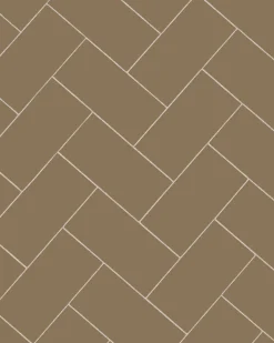 Klinker - Rektangel 10 x 20 cm kaffebrun