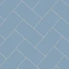 Klinker - Rektangel 10 x 20 cm ljusblå