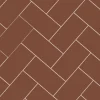 Klinker - Rektangel 10 x 20 cm röd