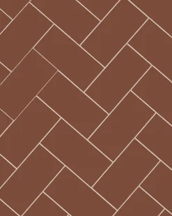 Klinker - Rektangel 10 x 20 cm röd