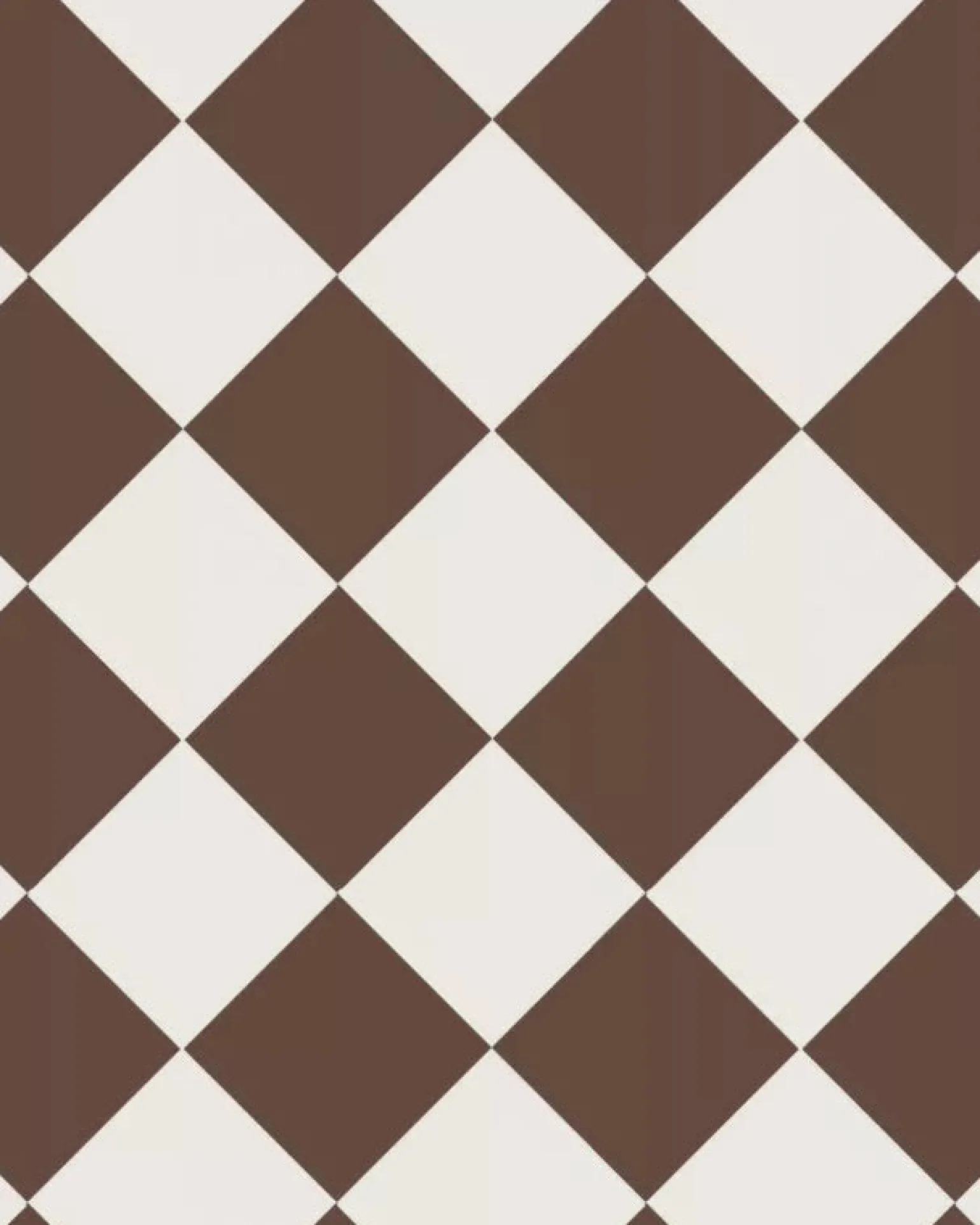 Klinker - Schackrutigt 15 x 15 cm chokladbrun/vit