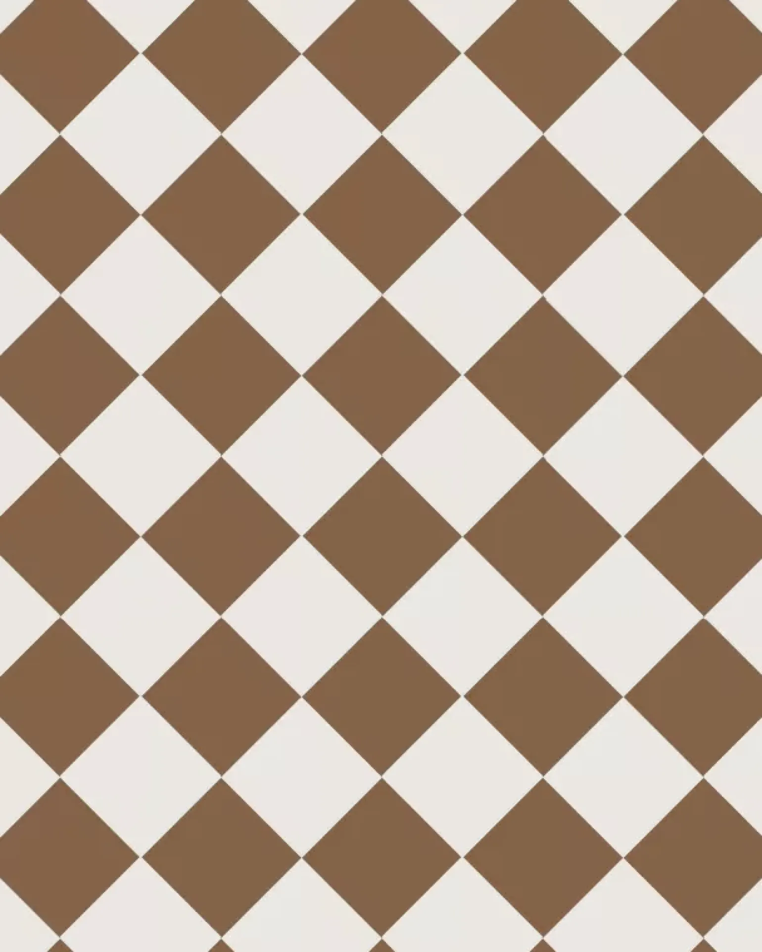 Klinker - Schackrutigt 10 x 10 cm havana/vit