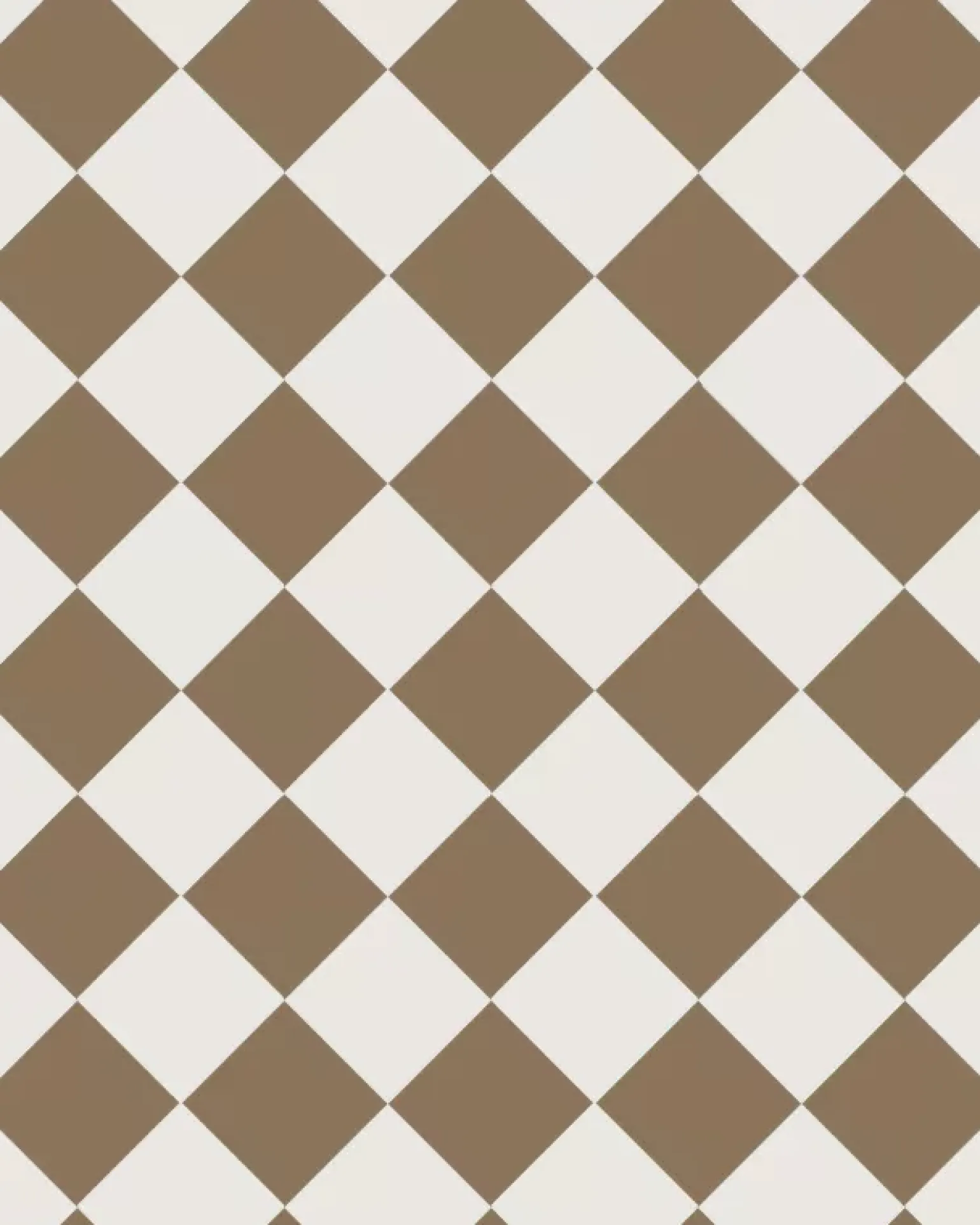 Klinker - Schackrutigt 10 x 10 cm kaffebrun/vit