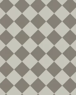 Klinker - Schackrutigt 10 x 10 cm pärlgrå/grå