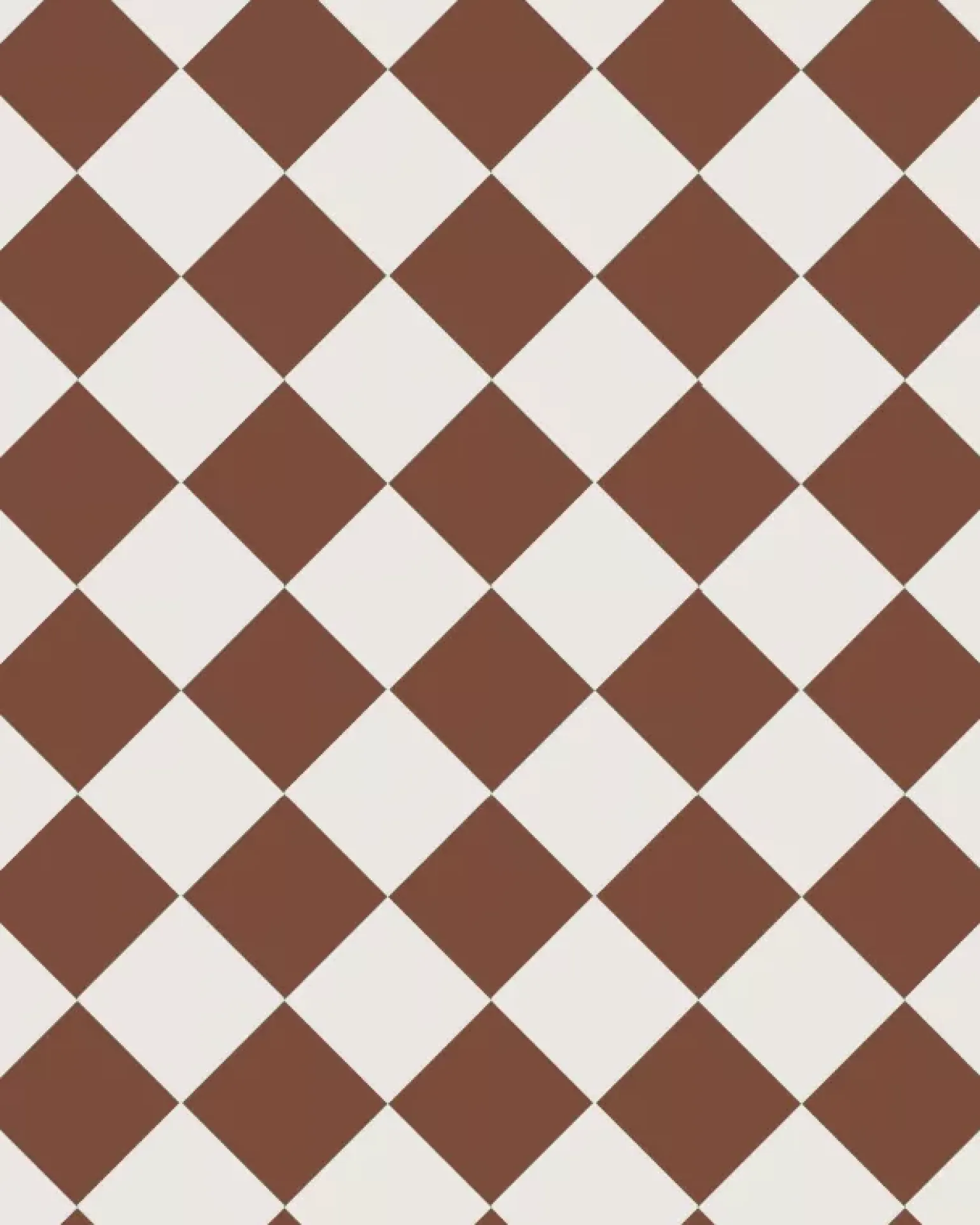 Klinker - Schackrutigt 10 x 10 cm röd/vit
