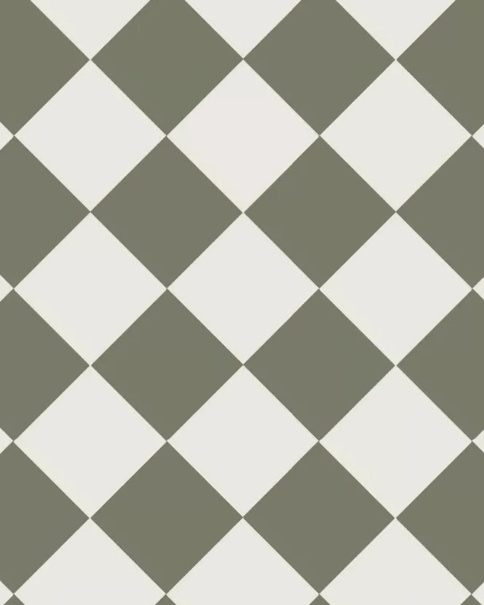 Klinker - Schackrutigt 15 x 15 cm vit/grön - Australian green
