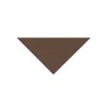 Klinker - Triangel 7/7/10 cm chokladbrun