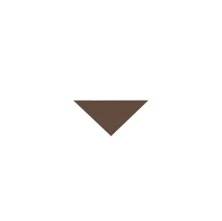 Klinker - Triangel 3,5/3,5/5 cm chokladbrun