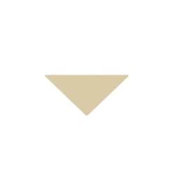 Klinker - Triangel 5/5/7 cm elfenben
