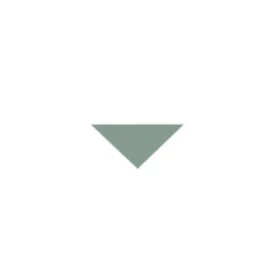 Klinker - Triangel 3,5/3,5/5 cm grön