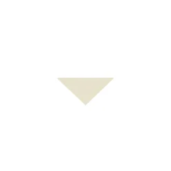 Klinker - Triangel 3,5/3,5/5 cm gulvit