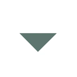 Klinker - Triangel 5/5/7 cm mörkgrön