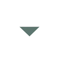 Klinker - Triangel 3,5/3,5/5 cm mörkgrön