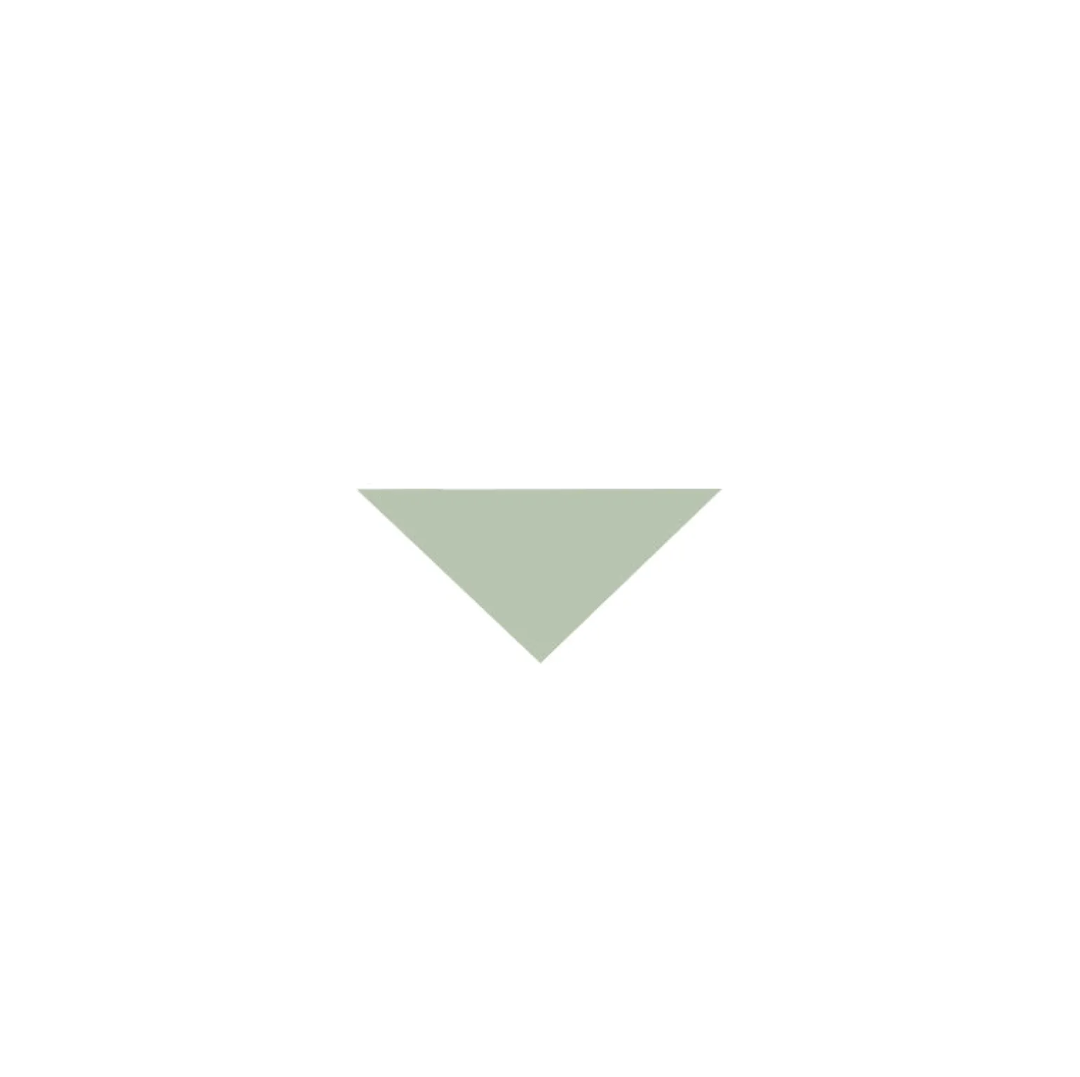 Klinker - Triangel 3,5/3,5/5 cm pistasch