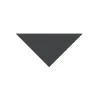 Klinker - Triangel 10/10/14 cm svart