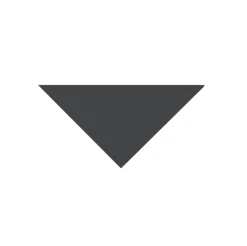 Klinker - Triangel 7/7/10 cm svart