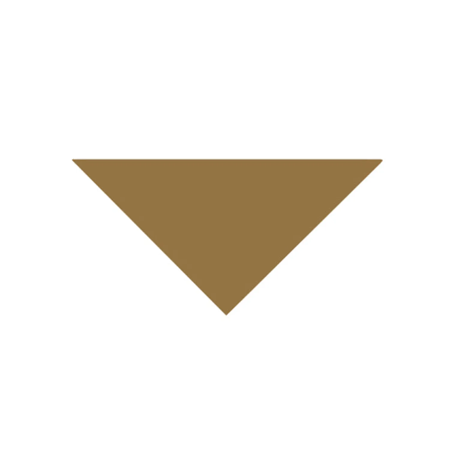 Klinker - Triangel 7/7/10 cm toffee