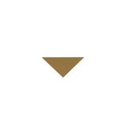 Klinker - Triangel 3,5/3,5/5 cm toffee