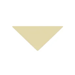 Klinker - Triangel 7/7/10 cm vaniljgul