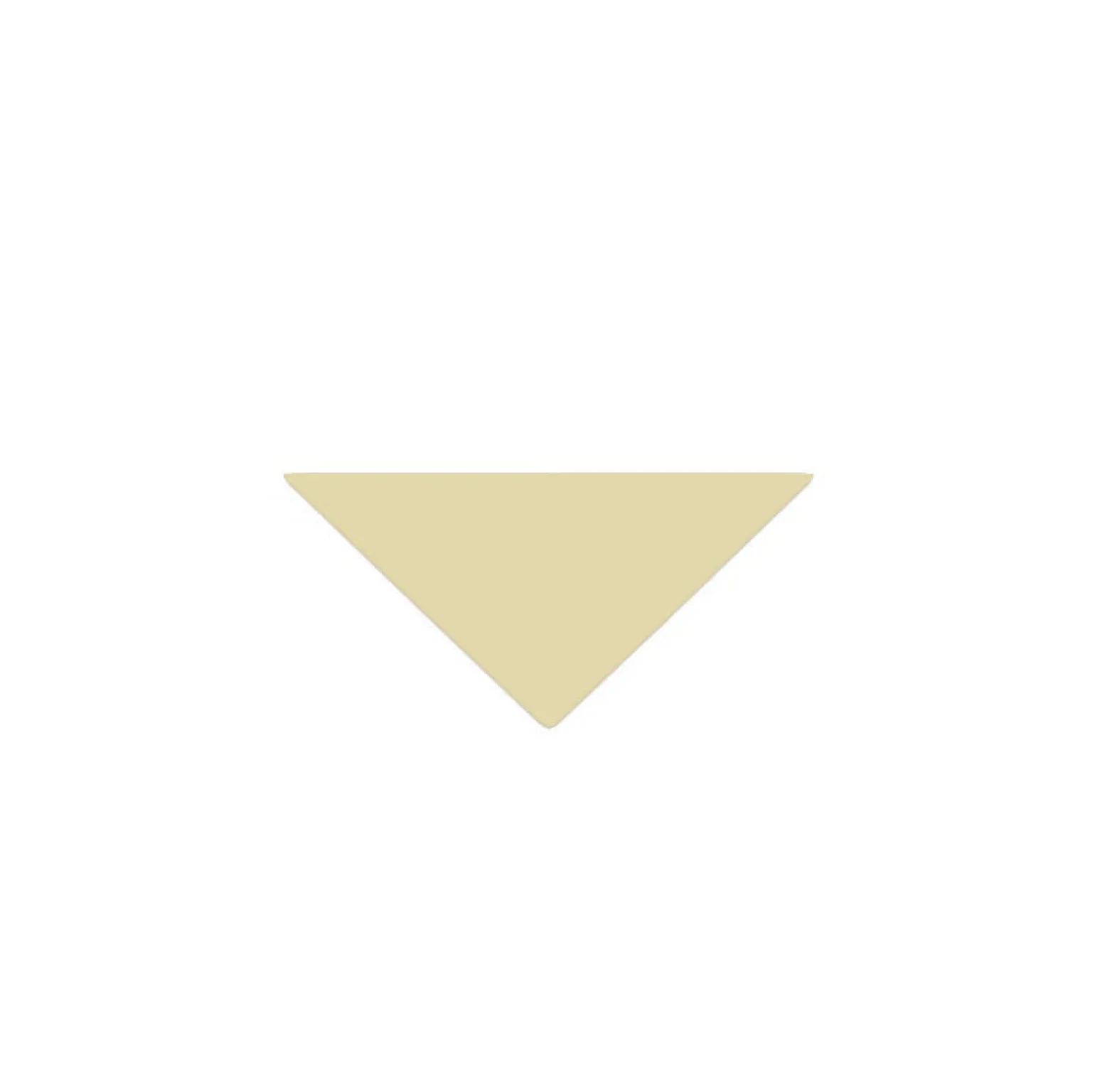 Klinker - Triangel 5/5/7 cm vaniljgul