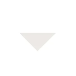 Klinker - Triangel 5/5/7 cm vit