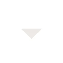 Klinker - Triangel 3,5/3,5/5 cm vit