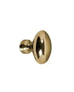 Knopp - Oval mässing 30 mm