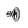 Knopp - Oval nickel 40 mm