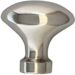 Knopp - Oval nickel 40 mm