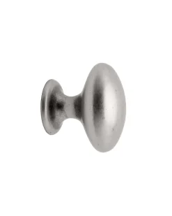 Knopp - Oval tenn 40 mm
