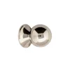 Knopp - Rund 33 mm förnicklad