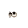 Knopp - Rund 18 mm förnicklad