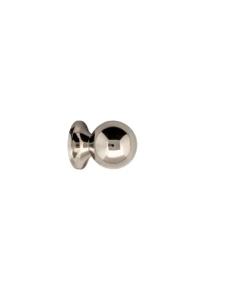 Knopp - Rund 18 mm förnicklad