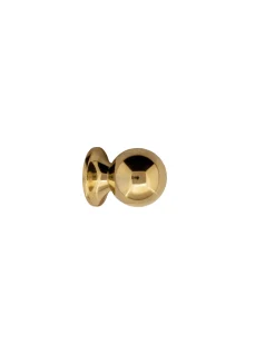Knopp - Rund 18 mm mässing