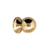 Knopp - Rund 33 mm mässing