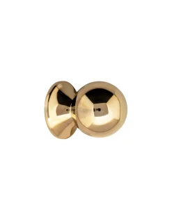 Knopp - Rund 33 mm mässing