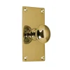 Knopp Sekelskifte med bottenplatta - Mässing 40 x 70 mm