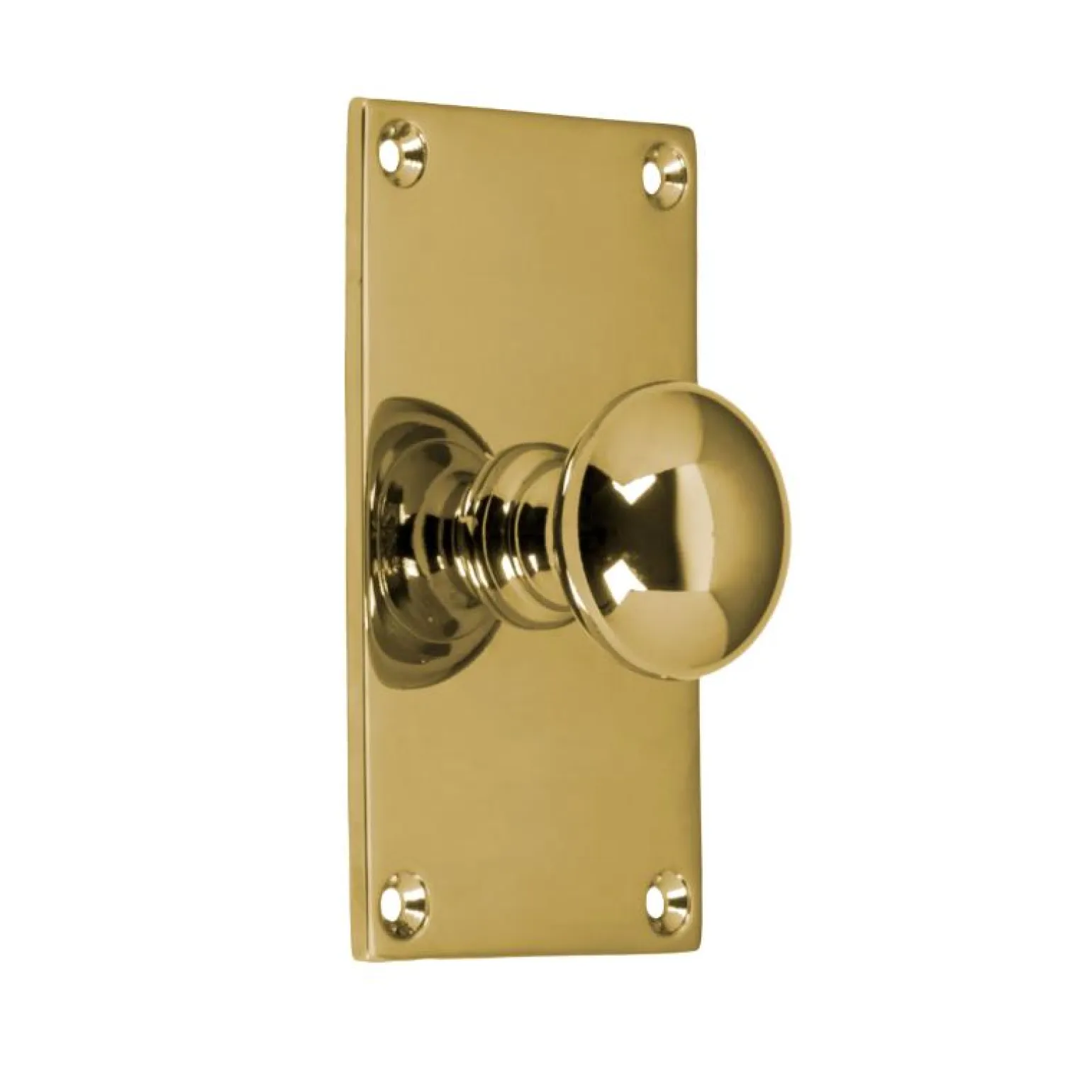 Knopp Sekelskifte med bottenplatta - Mässing 40 x 70 mm