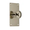 Knopp Sekelskifte med bottenplatta - Nickel 40 x 70 mm
