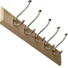 Kroklist 65 cm furu med hattkrok - Bårebo nickel