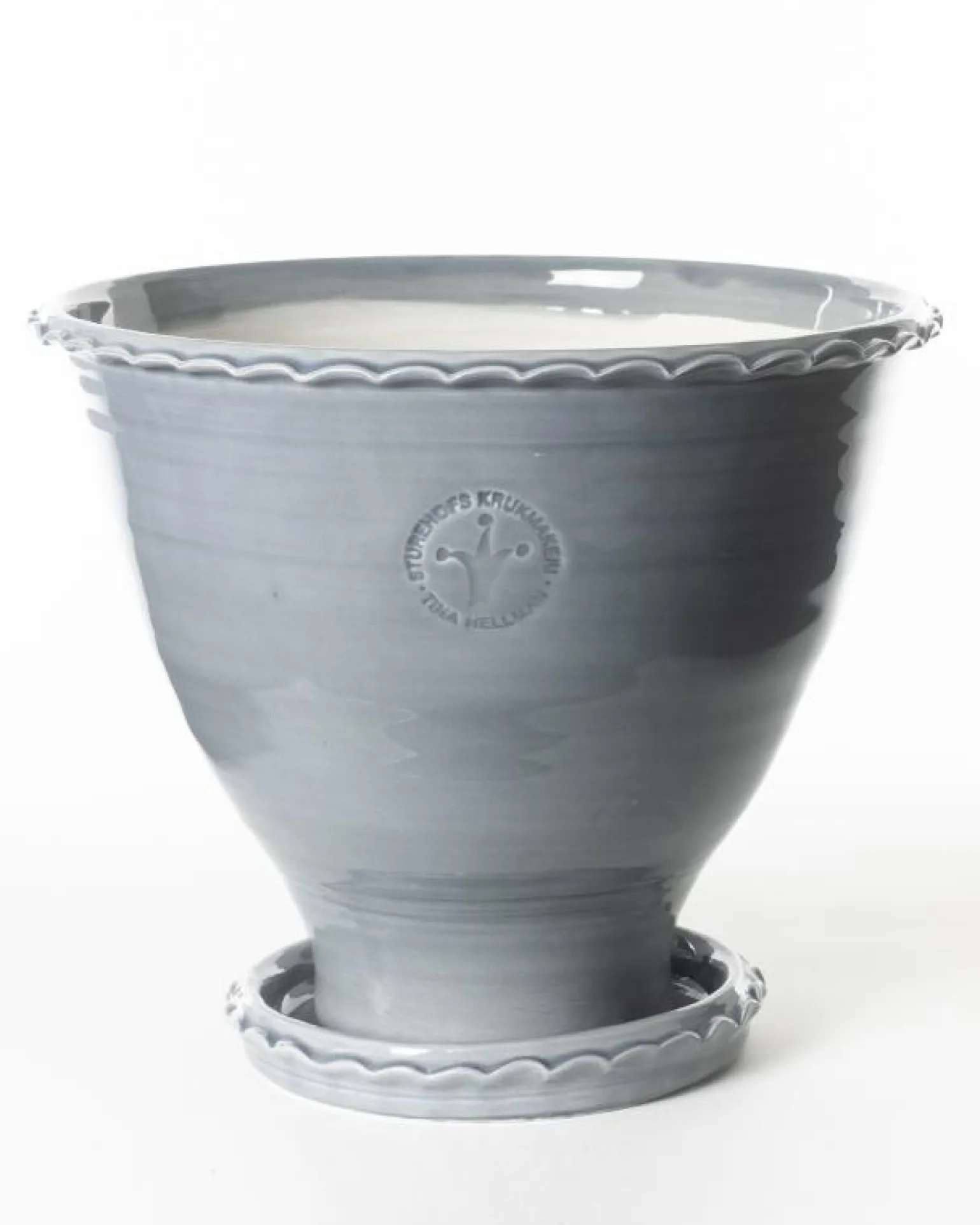 Kruka Sturehof - Adelcrantz, 24 cm grå