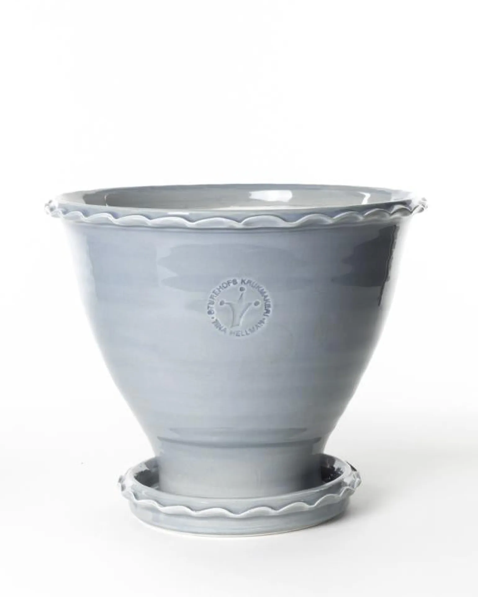 Kruka Sturehof - Adelcrantz, 21 cm grå