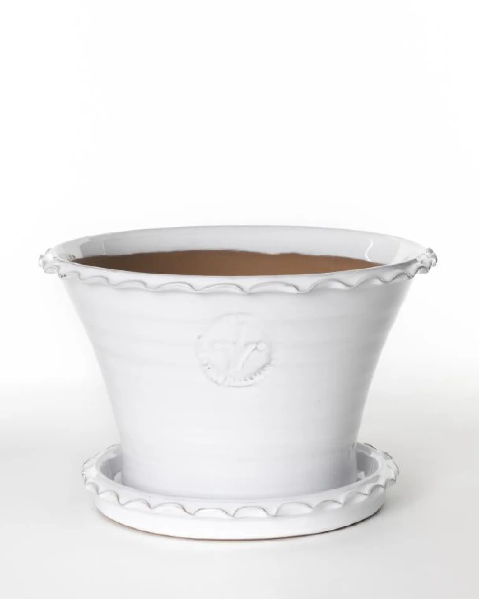 Kruka Sturehof - Liljencrantz, 20 cm vit